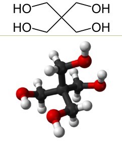 C(CH2OH)4 Molecular Structure